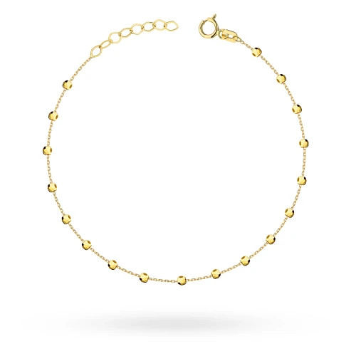 Złota bransoletka z diamentowanymi kulkami Iluvia B-GW-480-585 marko