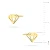Złote kolczyki diamenciki sztyft 585 K368-585 marko