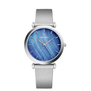 Zegarek damski Adriatica A3713.511BQ stalowa bransoleta typu mesh