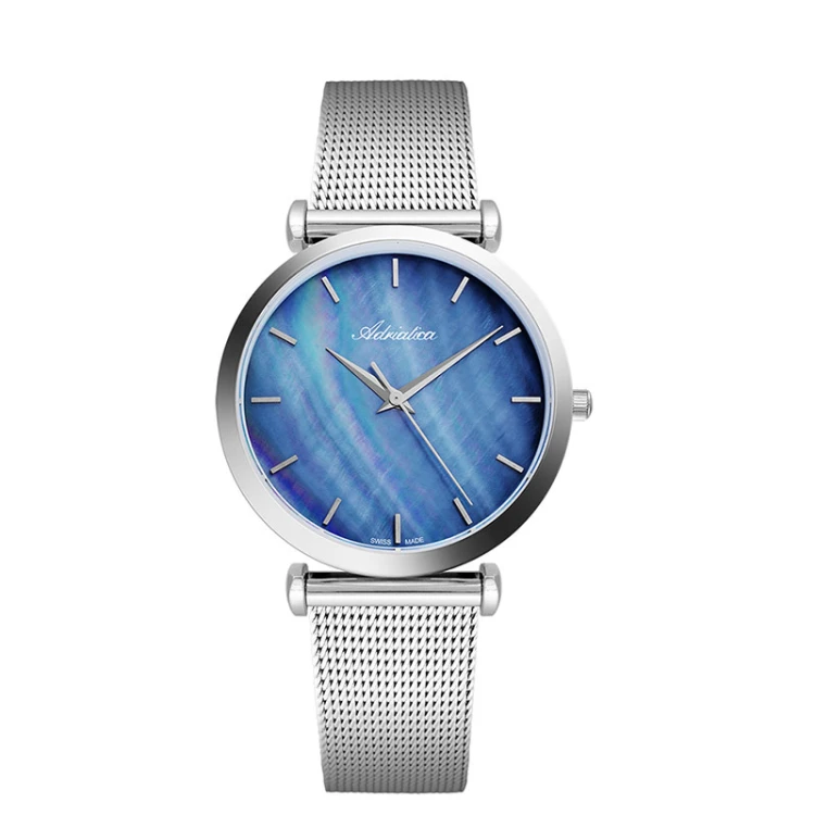 Zegarek damski Adriatica A3713.511BQ stalowa bransoleta typu mesh MARKO