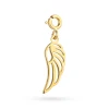 Złota zawieszka ażurowe skrzydełko Charms Z-GW-295-585 marko
