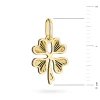 Złota zawieszka diamentowana koniczynka Virino Z-GW-348-585 marko