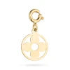 Złota zawieszka kwiatek w kole Charms Z-GW-353-585 marko