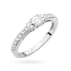 Pierścionek zaręczynowy białe złoto z brylantami 0,24ct Galaktyki W201-B585-B0.24 marko