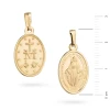 Złoty Cudowny Medalik Matka Boska