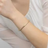 Złota bransoletka bangle sztywna zdobiona Sego B-GW-523-585 marko