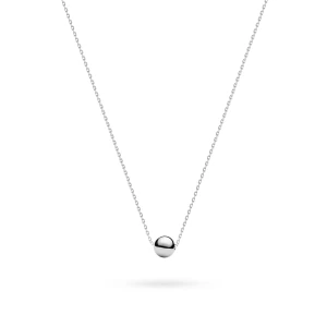 Srebrny klasyczny naszyjnik z kulką Jeso 