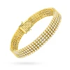 Bransoletka tenisowa z żółtego złota cztery rzędy diamentów laboratoryjnych Lab Diamonds B0036.Z3.LDW.01 marko