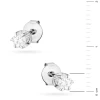 Klasyczne kolczyki sztyft z diamentami laboratoryjnymi 2 x 0,10ct białe złoto Lab Diamonds K0032.B3.LDW.03 marko