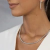 Naszyjnik kolia z białego złota z diamentami laboratoryjnymi Lab Diamonds N0074.B3.LDW.01 marko