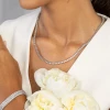 Naszyjnik kolia z białego złota z diamentami laboratoryjnymi Lab Diamonds N0074.B3.LDW.01 marko