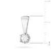 Klasyczna zawieszka z białego złota z diamentem laboratoryjnym 0,10ct Lab Diamonds Z0032.B3.LDW.02 marko