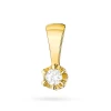 Złota klasyczna zawieszka z diamentem laboratoryjnym 0,10ct Lab Diamonds Z0032.Z3.LDW.02 marko