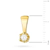 Złota klasyczna zawieszka z diamentem laboratoryjnym 0,10ct Lab Diamonds Z0032.Z3.LDW.02 marko