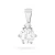 Klasyczna zawieszka z białego złota z diamentem laboratoryjnym 0,50ct Lab Diamonds Z0076.B3.LDW.01 marko