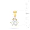 Złota klasyczna zawieszka z diamentem laboratoryjnym 0,50ct Lab Diamonds Z0076.Z3.LDW.01 marko