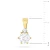 Złota klasyczna zawieszka z diamentem laboratoryjnym 0,50ct Lab Diamonds Z0076.Z3.LDW.01 marko