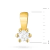 Złota klasyczna zawieszka z diamentem laboratoryjnym 0,10ct Lab Diamonds Z0222.Z3.LDW.02 marko