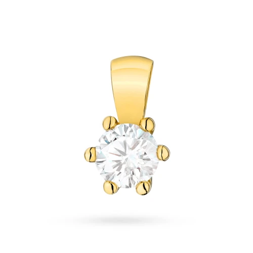 Złota klasyczna zawieszka z diamentem laboratoryjnym 0,30ct Lab Diamonds Z0222.Z3.LDW.03 marko