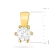 Złota klasyczna zawieszka z diamentem laboratoryjnym 0,30ct Lab Diamonds Z0222.Z3.LDW.03 marko