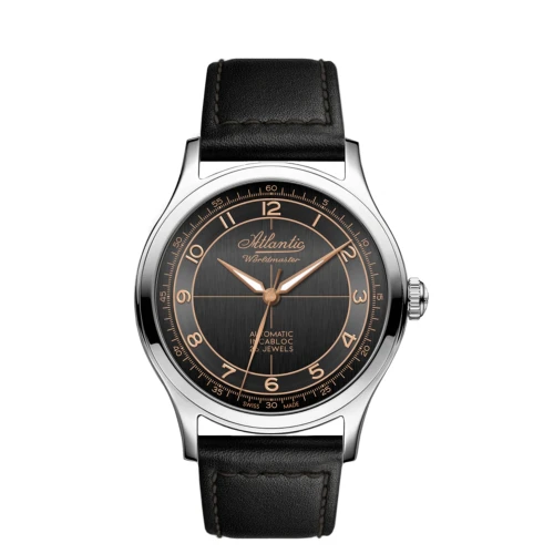 Zegarki męski Atlantic 53780.41.43R Worldmaster na pasku marko