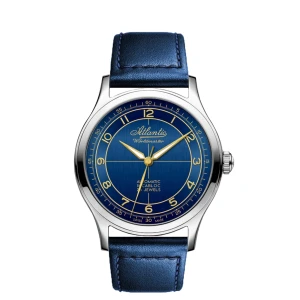 Zegarki męski Atlantic 53780.41.53G  Worldmaster na pasku
