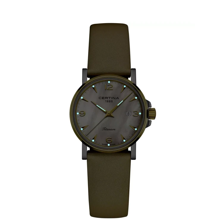 Zegarek damski Titanium DS Certina Caimano pasek C0172105611700 marko