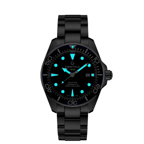 Zegarek męski Certina C0326071104100 DS Action na bransolecie marko