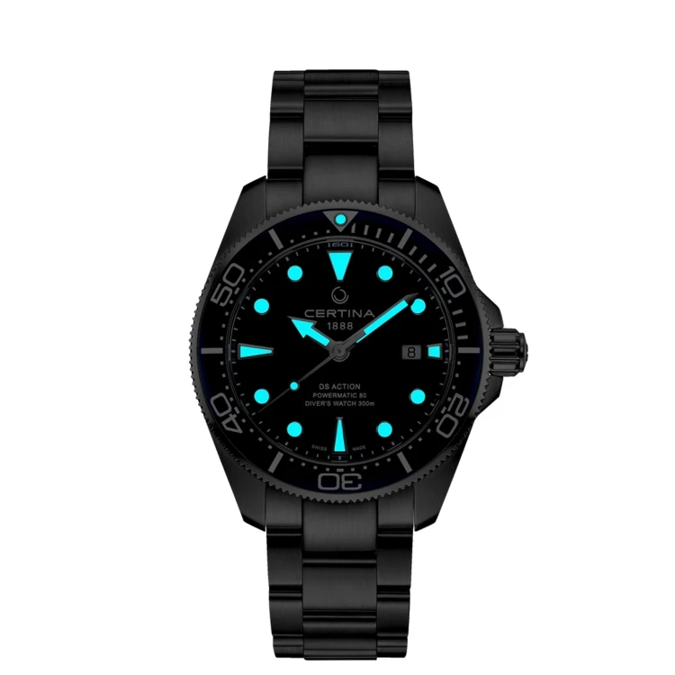 Zegarek męski Certina C0326071104100 DS Action na bransolecie marko