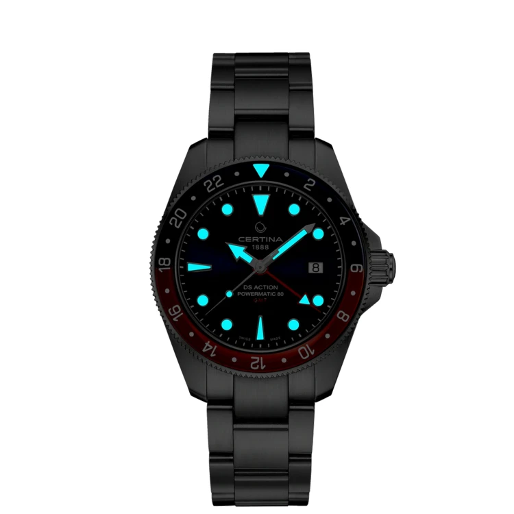 Certina C0329291104100 ACTION GMT zegarek marko