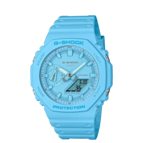 Zegarki damski Casio GA-2100-2A2ER  G-Shock na pasku