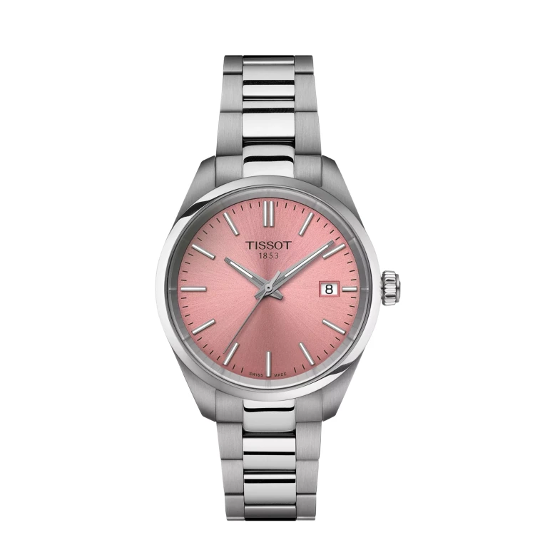 Zegarki damski Tissot T1502101133100 T-Classic na bransolecie marko