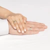 Klasyczne złote obrączki ślubne z fazą damska 5mm męska 6mm O034-585-56