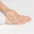 Półokrągłe obrączki z soczewką złote klasyczne 4mm O033-585-44