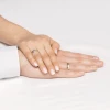 Półokrągłe złote obrączki soczewka różne szerokości 4mm 5mm O033-585-45