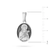 Srebrny żłobiony medalik Święta Teresa D129-925-S marko