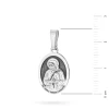 Srebrny żłobiony medalik Święta Matka Teresa z Kalkuty D131-925-S marko