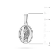 Srebrny żłobiony medalik Święty Juda Tadeusz D142-925-S marko