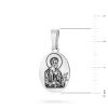 Srebrny żłobiony medalik Święty Piotr D146-925-S marko
