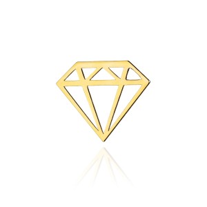 Złoty wisiorek diament Fancy pr.333 zawieszka