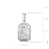Srebrny żłobiony medalik Matka Boska Częstochowska D169-925-S marko