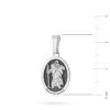 Srebrny żłobiony medalik Święty Krzysztof D170-925-S marko
