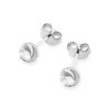 Kolczyki z białego złota z brylantami 0,16ct kwiat K0329.B3.DIW.01 marko