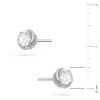 Kolczyki z białego złota z brylantami 0,20ct kwiat K0329.B3.DIW.02 marko