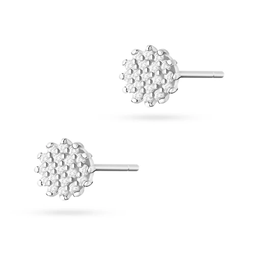 Kolczyki z brylantami 0,20ct białe złoto klasyczne Premio K0401.B3.DIW.01 marko