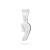 Srebrny medalik wizerunek Madonny D055-925-S marko