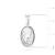 Srebrny medalik Madonna D193-925-S marko