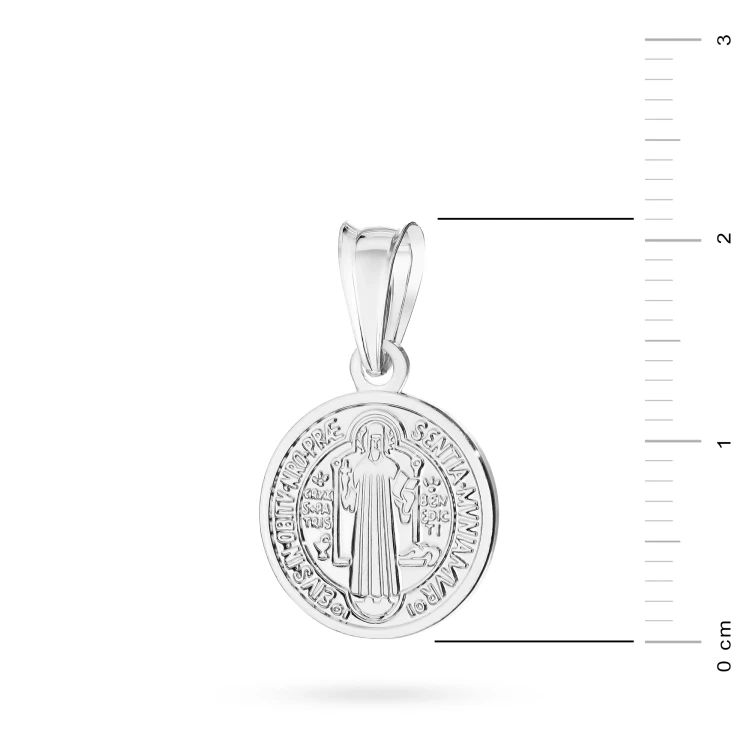 Srebrny medalik Święty Benedykt D196-925-S marko