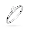 Pierścionek zaręczynowy z białego złota diament 0,18ct Klasyka W0672.B3.DIW.02 marko
