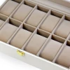 Pudełko szkatułka etui organizer na zegarki - 12 zegarków biała ekoskóra A096-12 marko